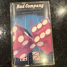 Bad Company Straight Shooter Cassette Tape