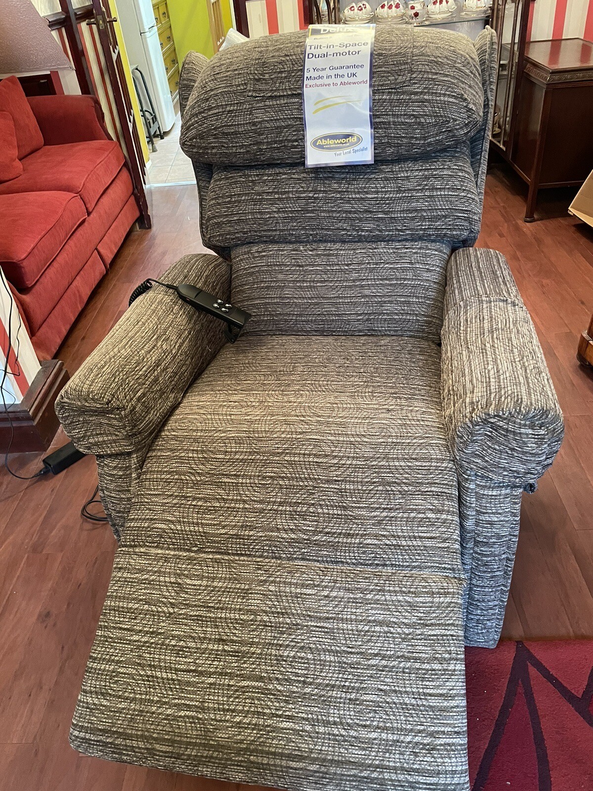 Ableworld Cheshire Deluxe Arm Chair with Motor Riser Recliner Tilt eBay