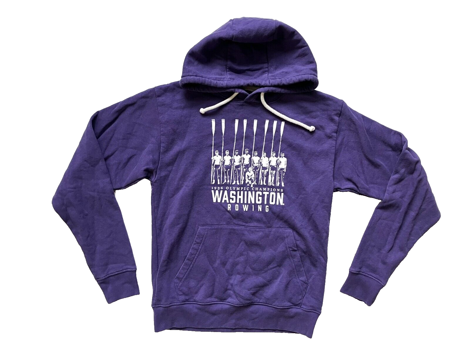 FILA WASHINGTON HUSKIES UW Crew Rowing Team 1936 FELPA RAGAZZO IN BARCA Uomo S