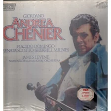 Giordano, Domingo, Scotto LP Vinyl Andrea Chenier / RCA – VLS45767 Sealed