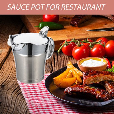  2 Pack Saucen Topf Aus Edelstahl Saucen-Tauchbecher Dip -Sauce -Behälter
