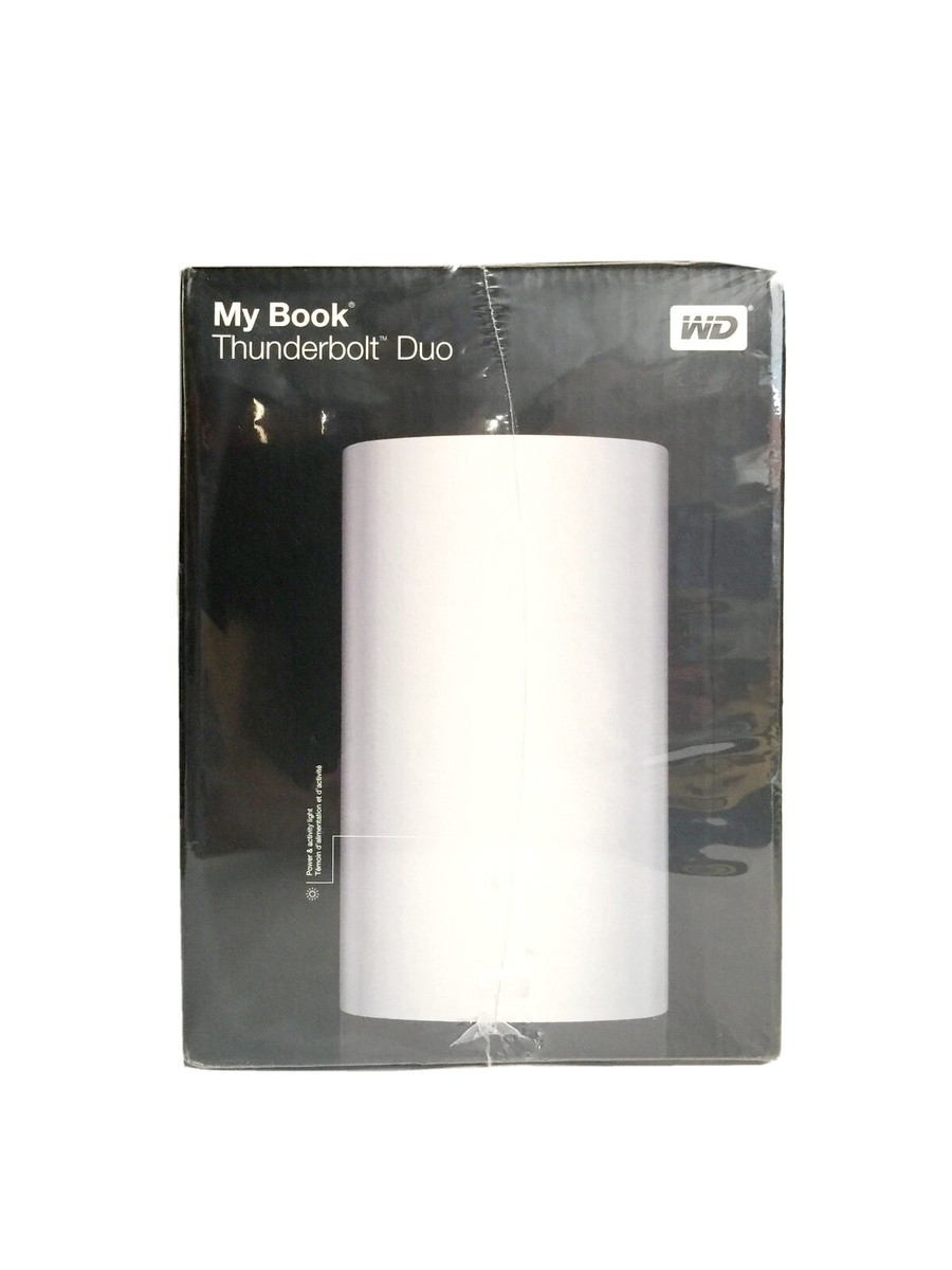 WD My Book Thunderbolt Duo 4TB External Dual Hard Drive Storage w