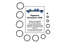 Tippmann XVR Crossover Paintball Marker O-ring Oring Kit x 2 rebuilds / kits