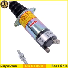 New 12V Shutoff Stop Solenoid Valve 023041 23041 For Westerbeke Woodward