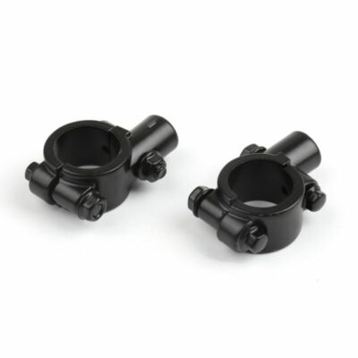Motorcycle Bike 1'' Lenkerschelle 10MM Thread Mirror Halterung Clamp Adaptor F2