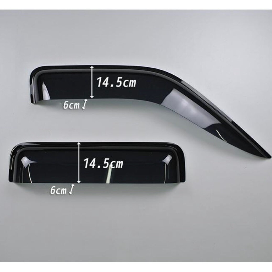 ruiページ TOYOTA HILUX SURF 185 180 (N180 series) Door visor wide visor dark