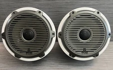 JL Audio M6-770X-C-GwGm 7.7" 2-Way Marine Coaxial Speakers Classic Grilles Pair