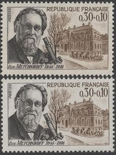 FRANCE TIMBRE N° 1474 " ELIE METCHNIKOFF VARIETE COULEUR " NEUF xx TTB K130A