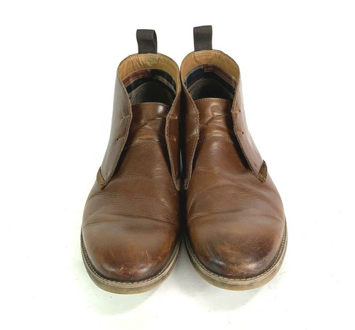Clarks Novato Chukka Boots Cognac Tan 