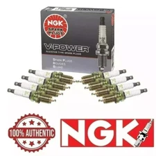 NGK "V-POWER" Spark Plug (Set of 8) 1999-2007 for Jeep Grand Cherokee 4.7L V8