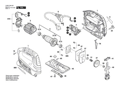 Bosch Ersatzteile für PST 7000 E Stichsäge