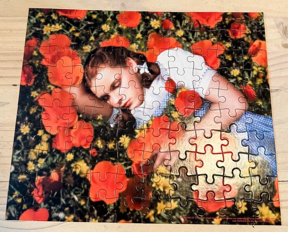 The Wizard Of Oz Pressman 24 Piece & 100 Piece Puzzles Lot 2 Glenda Dorothy Popp - Image 2 of 4