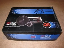 Kicker QS65.2 6.5 inch component/ coaxxial speaker system