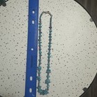 Turquoise Red Coral Beaded Necklace  — photo 1