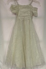 Vintage Storybook Heirlooms flower girl dress size 5 Made in USA