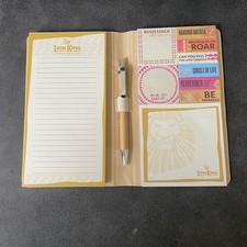 Disney's THE LION KING Broadway Musical Souvenir Folding Notepad Notebook W/ Pen