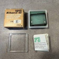 Nikon F3 Focusing Screen Matte Lens Type R New Old Stock Matte Lens
