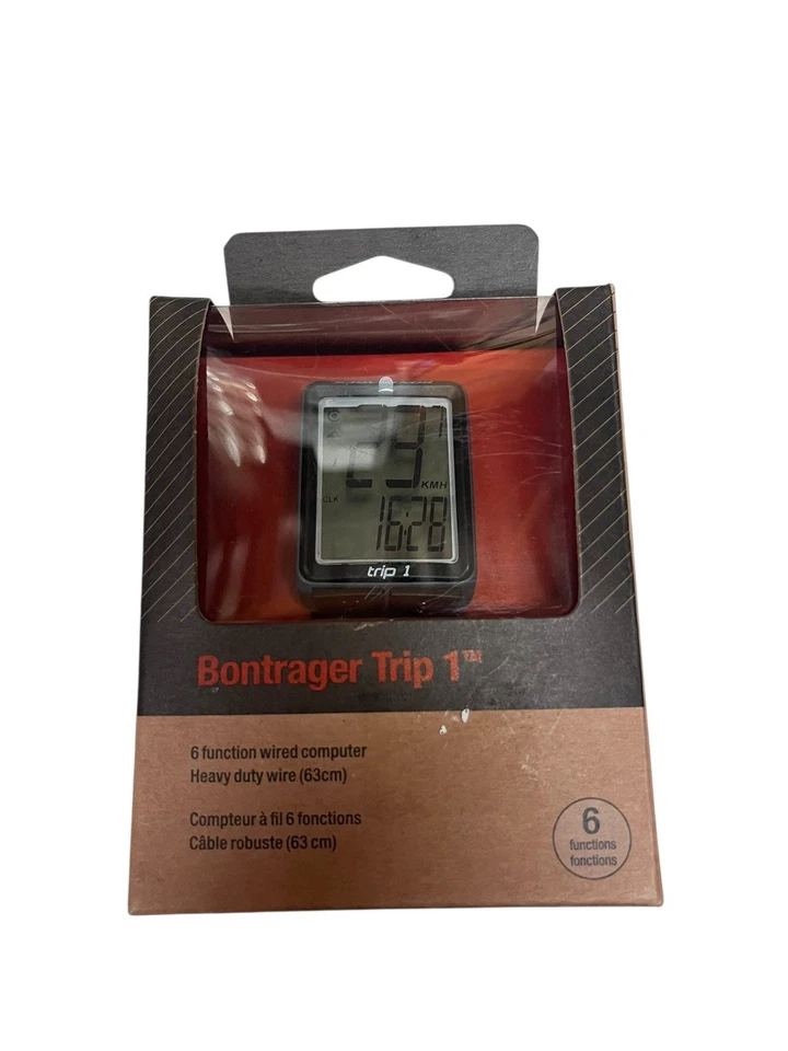 Bontrager Trip 1 Wired Computer Speed Cadence Odometer Dual Wheel Size NIB - Image 2 of 4