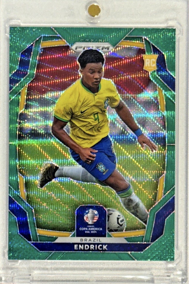 Panini Prizm Copa America Endrick Green Wave Rookie #24 Brazil 2024