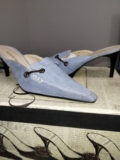 New Vintage Suede Women's Size 7 Newport News Mules