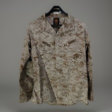 Marine Corps USMC Desert Digital MARPAT Camo Blouse Medium Reg Patch Brown