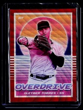 2021 Panini Chronicles #6 Gleyber Torres Overdrive Ruby Wave #/199 BS44