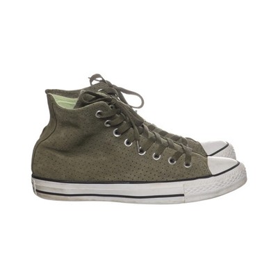 Converse, Canvas Sneaker, Größe: 41 1/2, Leder, Grün, Unisex (Erwachsene) #am6