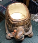 Vintage 1970s California Originals Tortoise and Hare Cookie Jar Rabbit & Turtle — photo 3