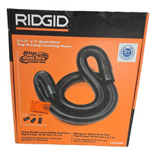 RIGID LA2520 - 2-1/2" x 7" Dual-Flex Tug-A-Long Hose for Wet/Dry Vac - Hose ONLY
