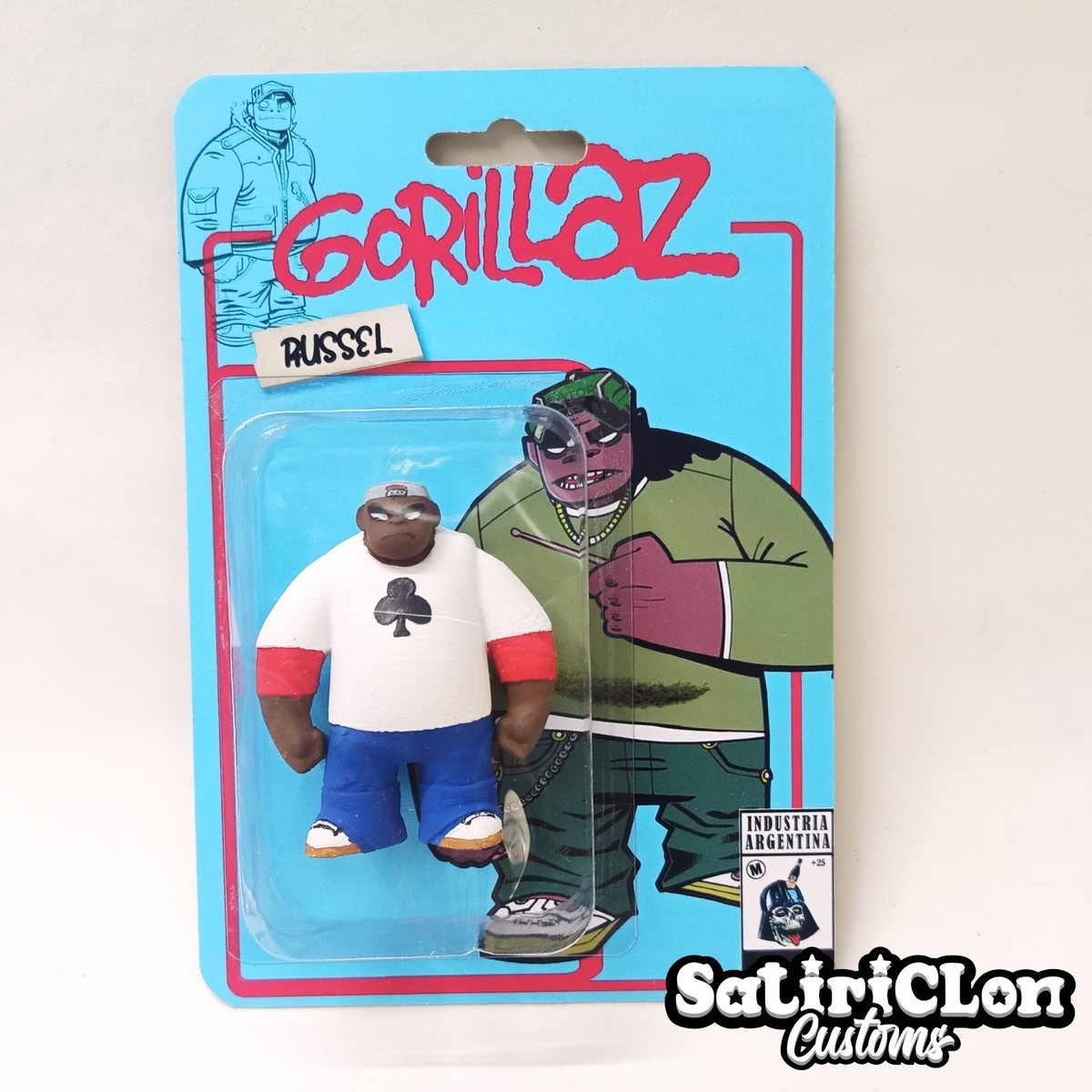 Gorillaz Custom Figures Pack (2) – Del the Ghost Rapper + Russel