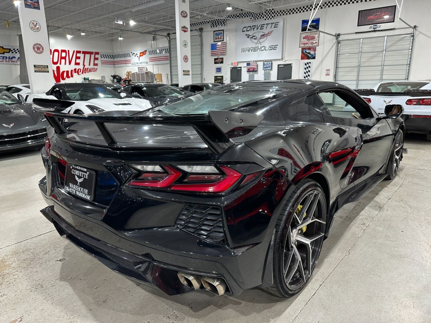 2021 [GBA] Black Chevrolet Corvette   | C8 Corvette Photo 7