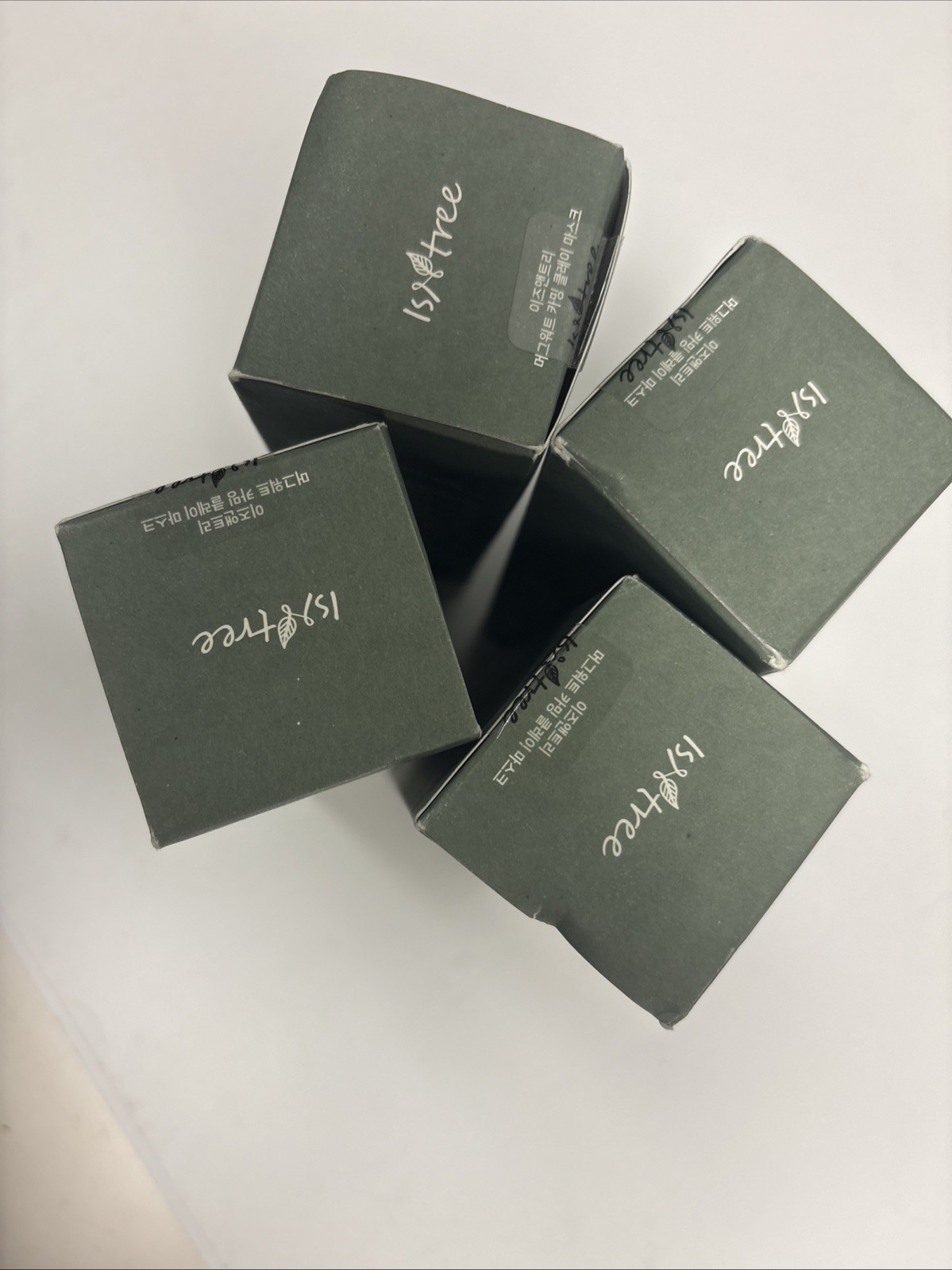 4 QTY IsNtree Mugwort Calming Clay Mask 100ml, 3.38 fl.oz