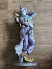 Vintage Leonardo Collection Clown with monkey 