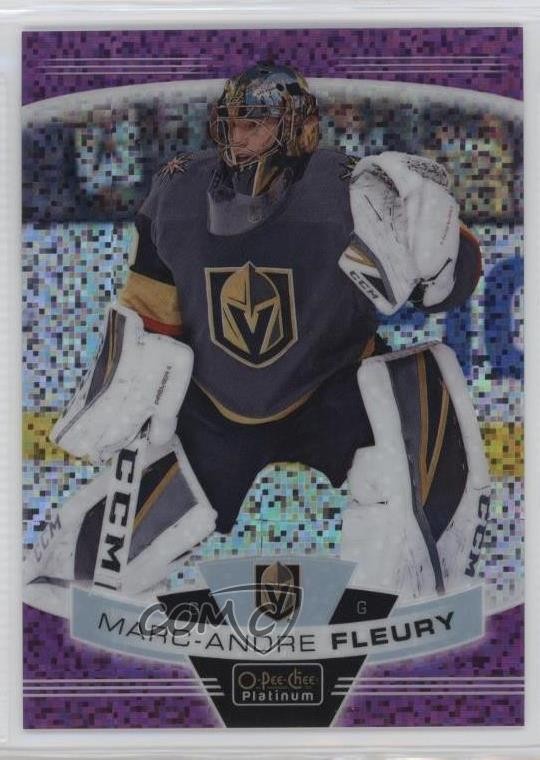 2019-20 O-Pee-Chee Platinum Violet Pixels 59/399 Marc-Andre Fleury #98 s3g