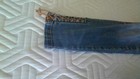 LEATHER TRIM/LACE UP ANKLE White House Black Market Skimmer Sz 6 Denim Jeans EUC — photo 8