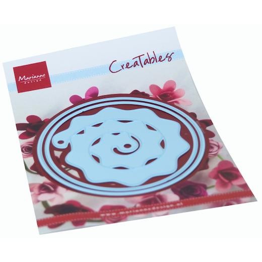 Marianne Design Creatables Cutting Dies - Round Box & Flower LR0672