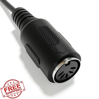 ExcelValley DIN MIDI Adapter Cable, Angled 3.5mm Mini Jack