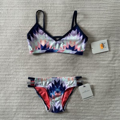 Dolfin Uglies Mädchen Bikini - Schwimmen Zweiteiler - gefüttert - X-Small - Alter 9-10 neu mit Etikett