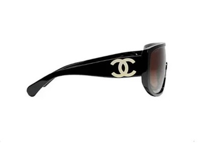 Chanel CH5495A C622-S5 Black Shield w Gold 