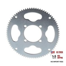 25H 80T Rear Sprocket, High Strength Steel 54mm Rear Sprocket for 47cc 49cc