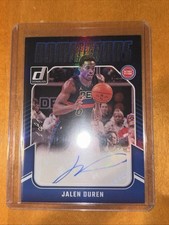 1/1 Jalen Duren 2024-25 Panini Donruss Dominators Black Auto - One Of One🔥