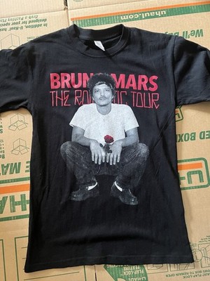 Bruno Mars The Romantic Tour 2026 T-Shirt (XL & 2XL available) | eBay