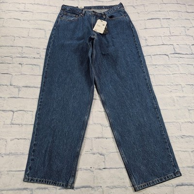 Levis Super Baggy Jeans Mens 32x34 Blue Strong Loose Fit Wide Leg Streetwear