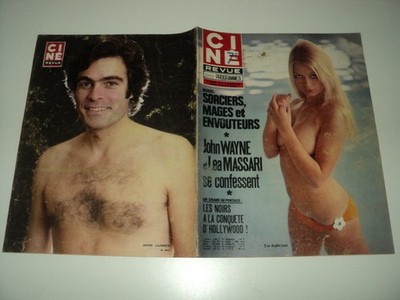 #CINE REVUE - 1973/02 ANDRE LAURENCE BECAUD PAUL NEWMAN UGO TOGNAZZI PISIER+