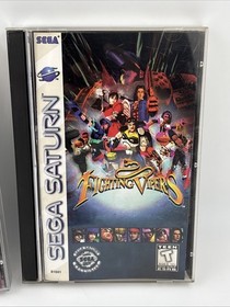 TESTED WORK Sega Saturn Fighters Megamix Fighting Vipers Video Game Lot Bundle