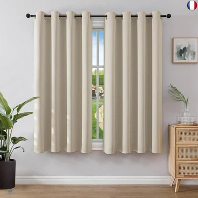 ‎JOYDECO Joydeco Rideau Occultant 2 Pièces, Rideau Thermique Isolant Anti Chaleur