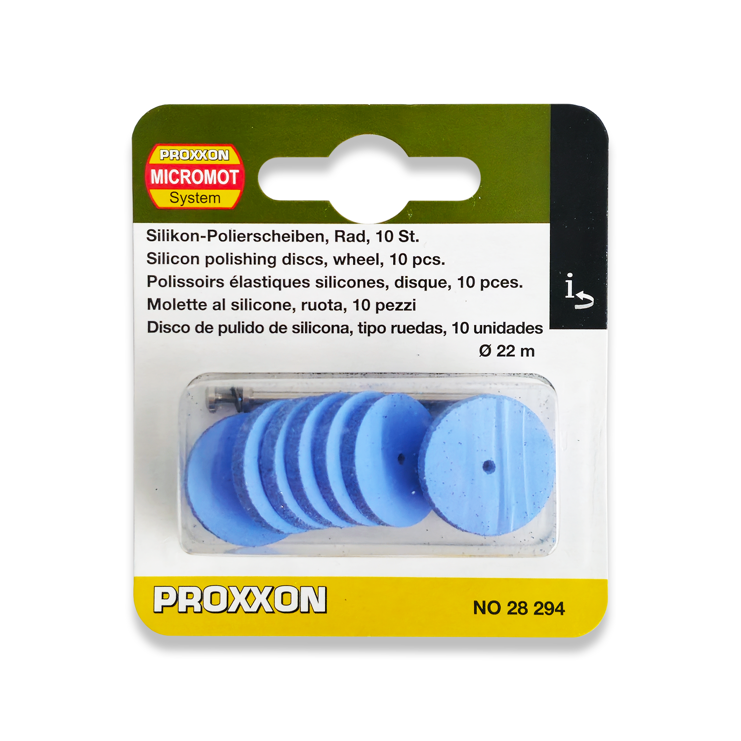 PROXXON Flexible Silicon Polishing Wheels 10 Piece Set 28294 From RDGTools