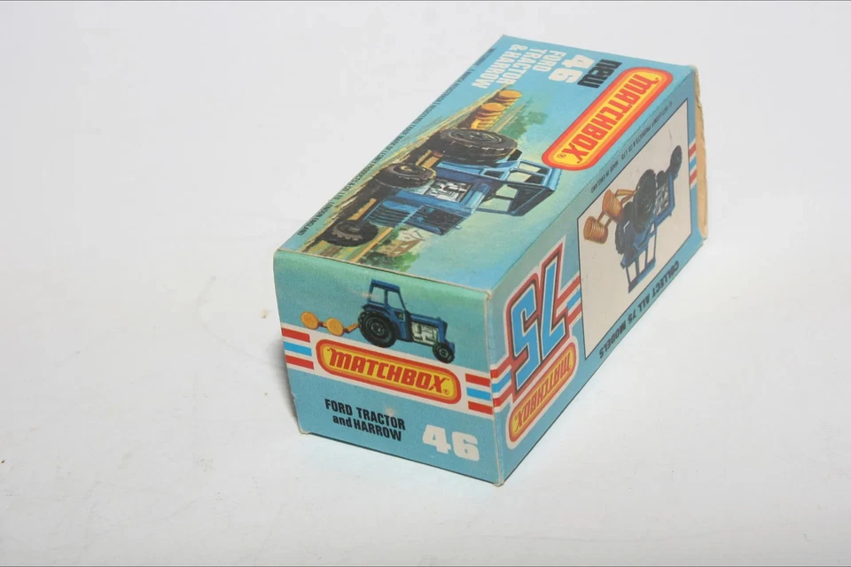 Matchbox 46c Ford Tractor (Green) with Harrow, Mint in Nice Original Box - Image 2 of 4