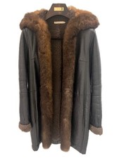 USED BALENCIAGA MOUTON COAT, SIZE 38, APPROXIMATELY 300,000 YEN GOOD