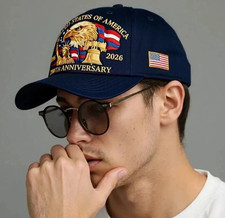 Baseball Cap United States 250th Anniversary Hat Suitable for Multiple Occasion